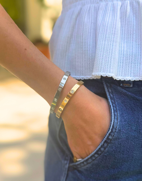 Designer Inspired Bracelet - Gold