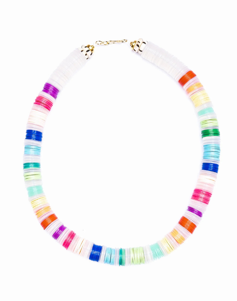 Rainbow Vinyl Necklace