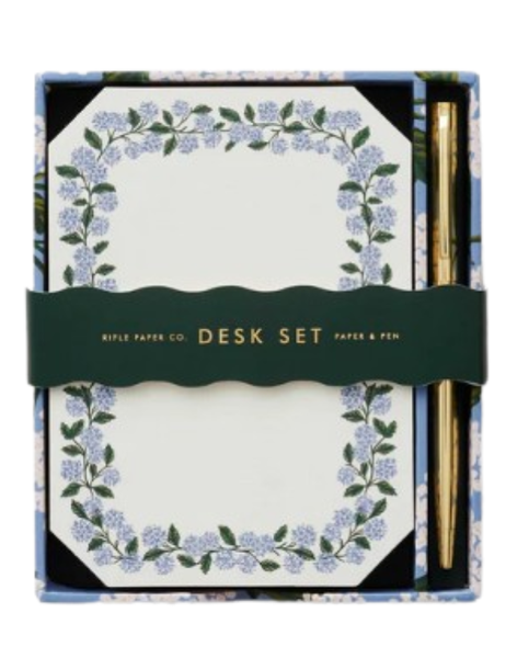 Hydrangea Note Writing Set