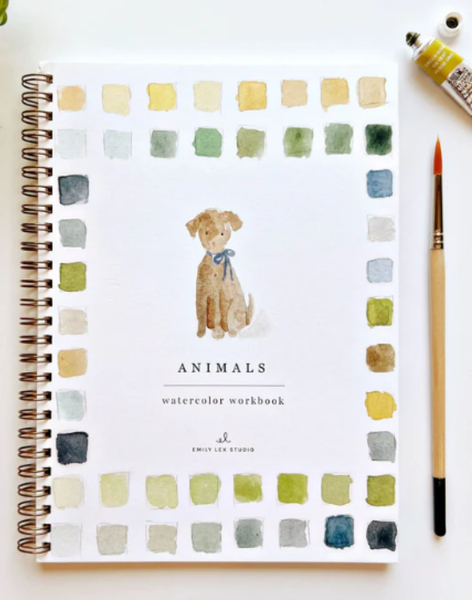 Animals Watercolor Workbook