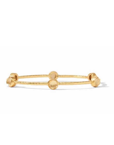 Julie Vos Milano Luxe Bangle--Iridescent Champagne