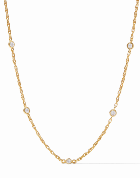 Julie Vos Celeste Delicate Station Necklace