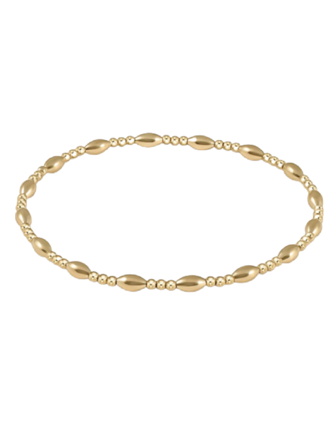 eNewton Harmony Sincerity Gold Beaded Bracelet