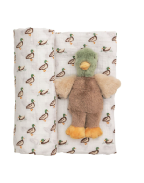Mallard Duck Swaddle Rattle