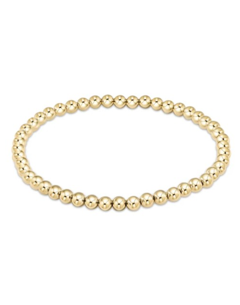 eNewton Extends Classic Gold Bead Bracelet - 4mm