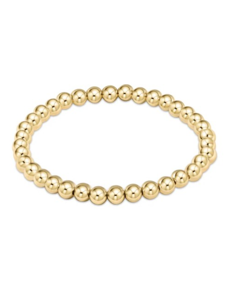 eNewton Extends Classic Gold Bead Bracelet - 5mm