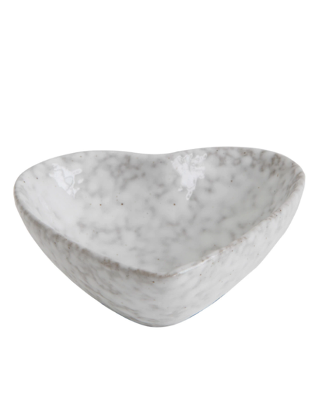 Stoneware Heart Dish