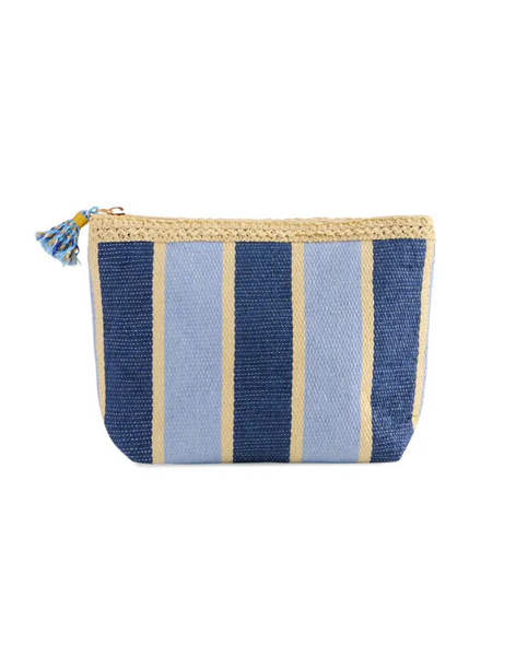 Capri Zip Pouch - Navy