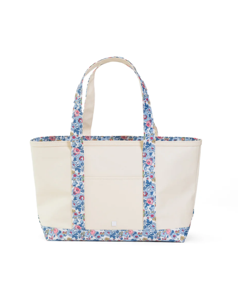 TRVL Medium Tote With Floral Trim