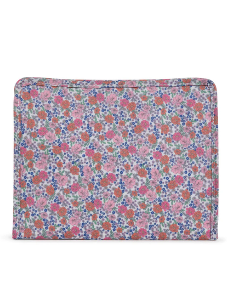 TRVL Large Roadie Zip Pouch--Garden Floral