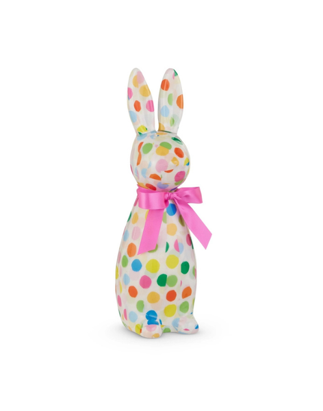 12" Polka Dot Confetti Bunny