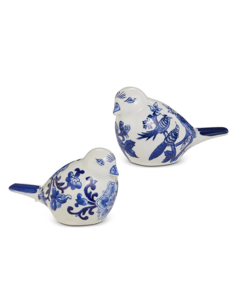 Blue and White Bird