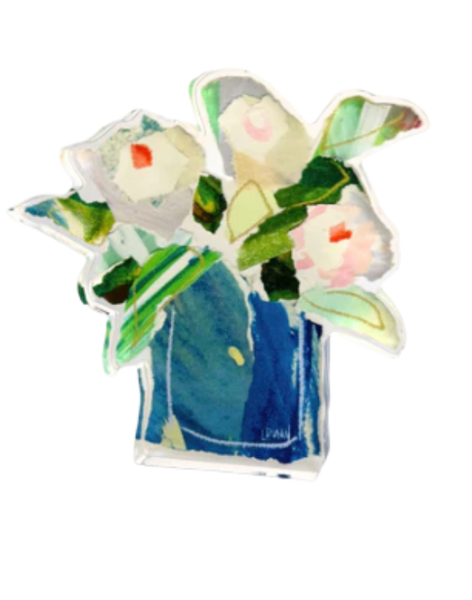 Fresh Cut Blooms Acrylic Block