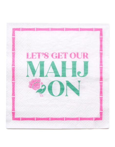 Let's Get Our Mahj On Cocktail Napkins
