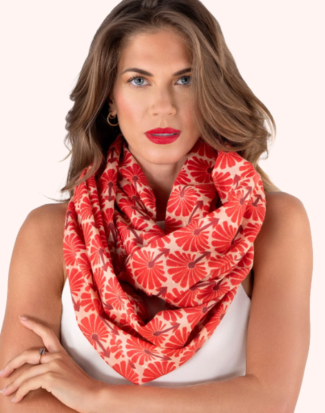 Rouge Palms Infinity Scarf