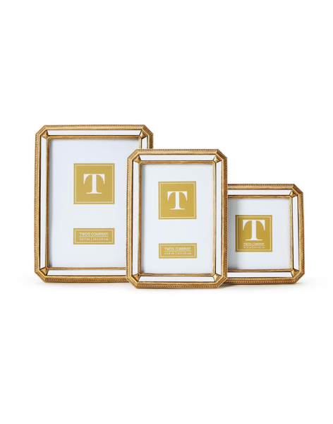 Beveled Mirror Photo Frame