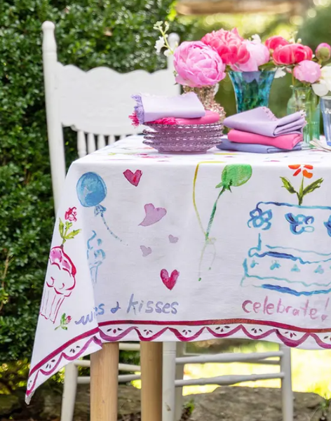 Happy Birthday Tablecloth