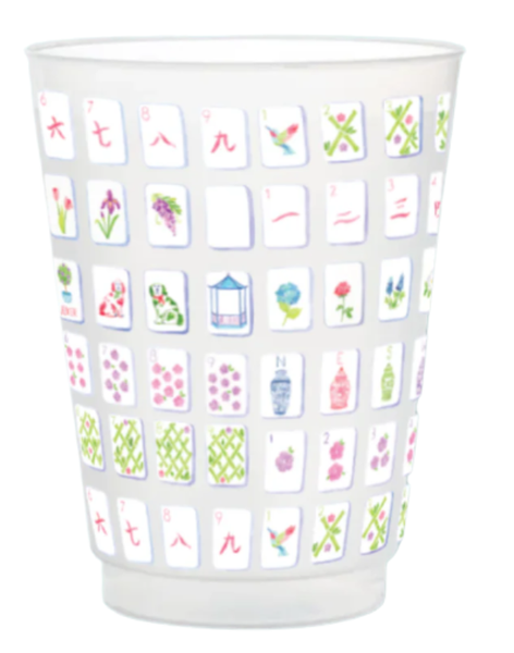 Mahjong Frosted Cups