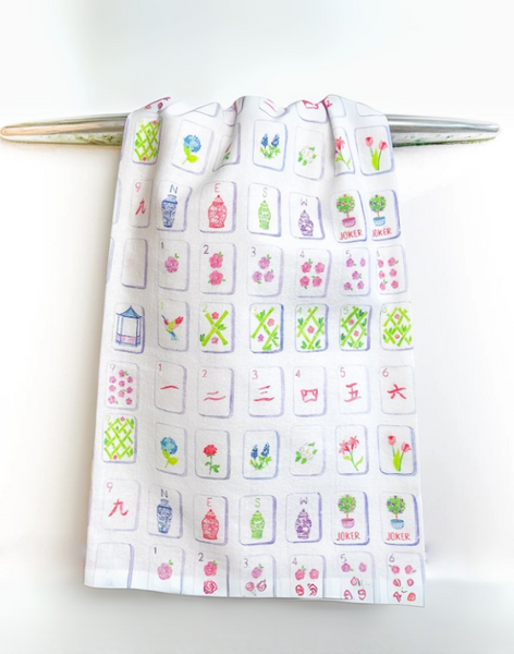 Mahjong Tea Towel