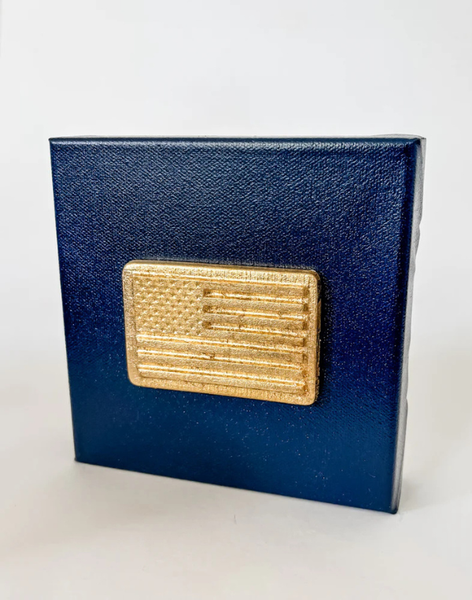 American Flag Intaglio Canvas