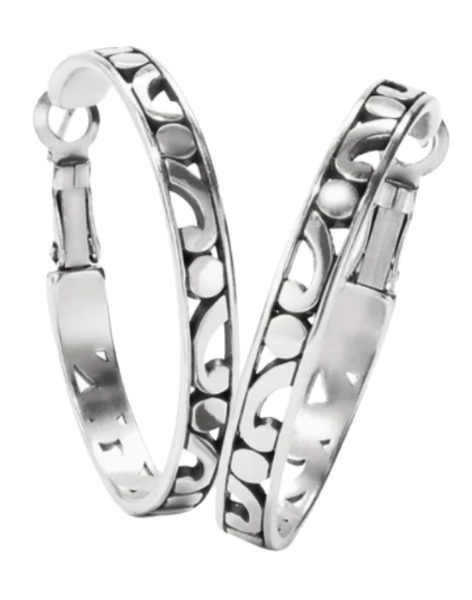Brighton Contempo Medium Hoop Earrings