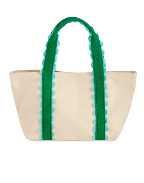 Green Poppy Mini Tote