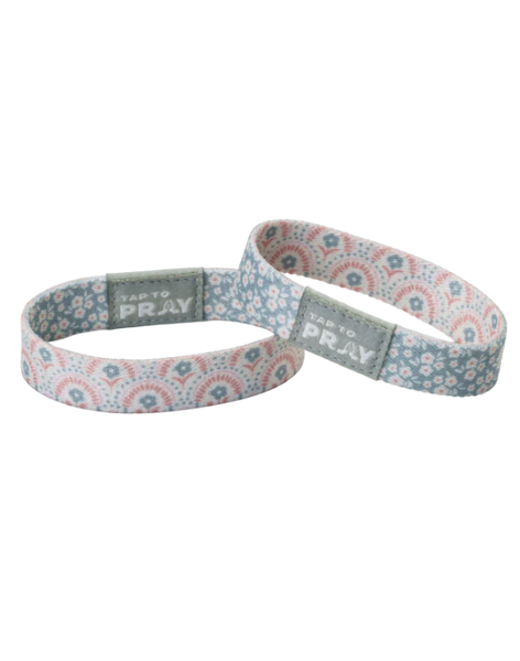 Tap to Pray Bracelet --Boho Bouquet-Medium