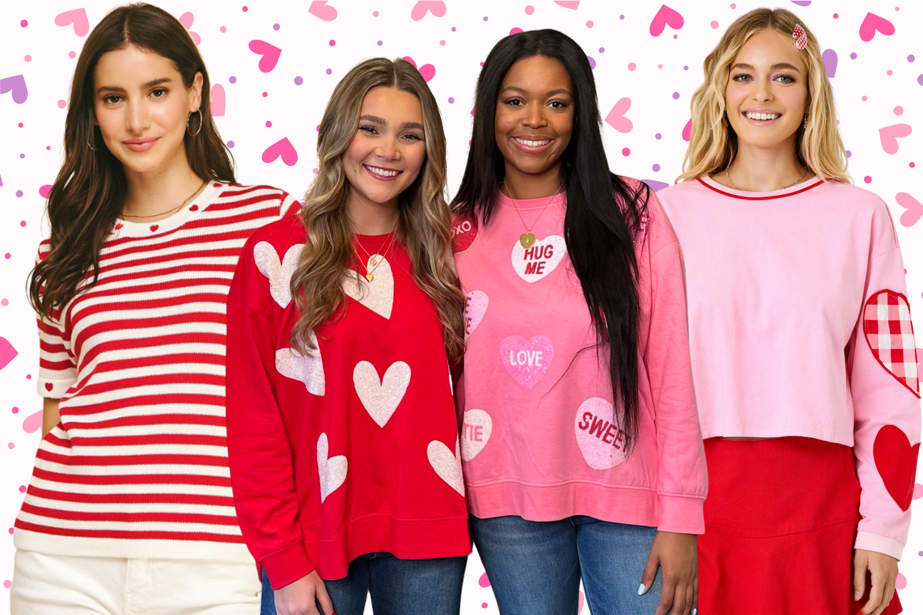 Bold holiday glam styling with eye-catching details designed to stand out all season long.