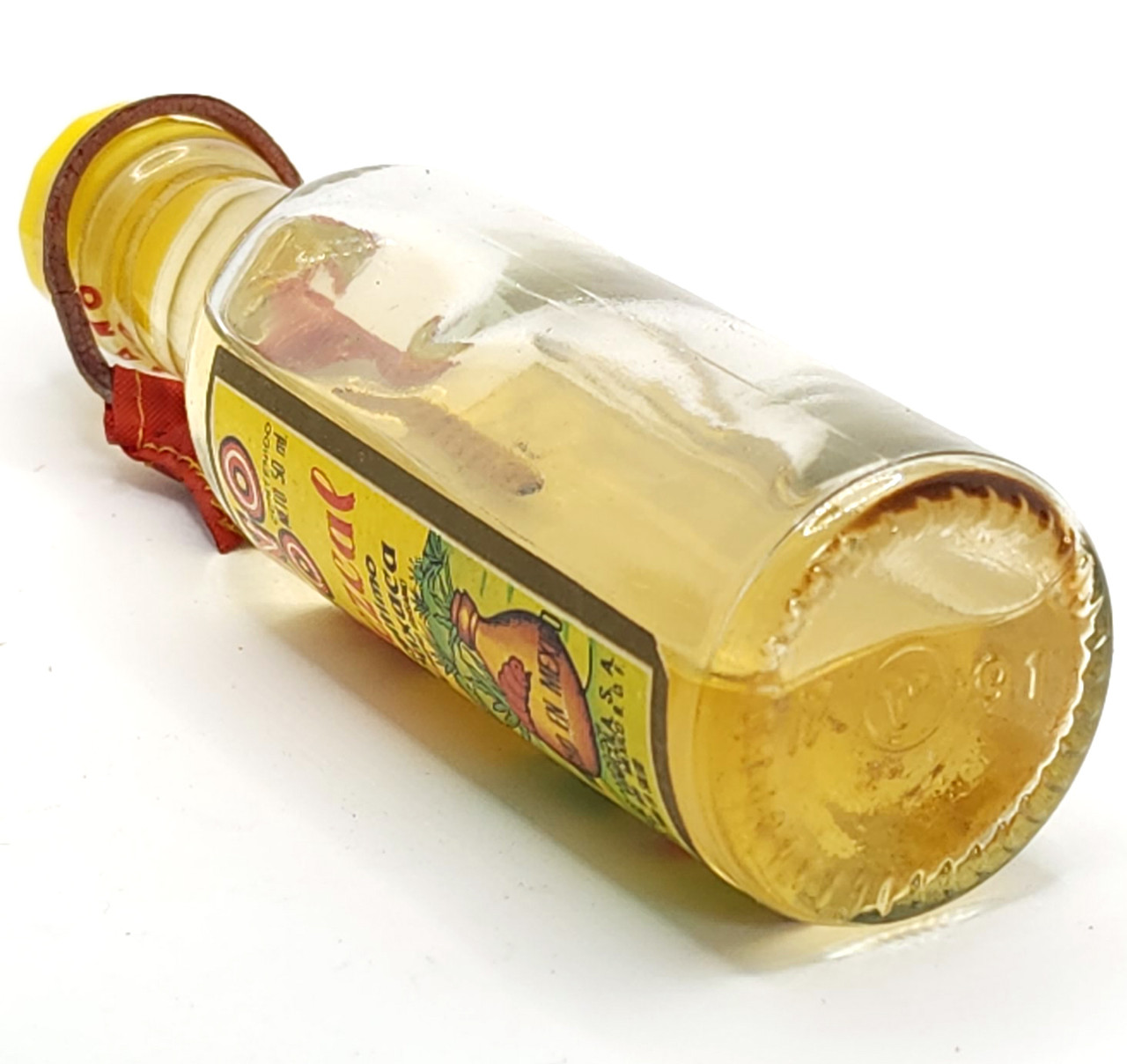 Vintage Gusano Rojo Mezcal Still Sealed Mini Bottle Liquor