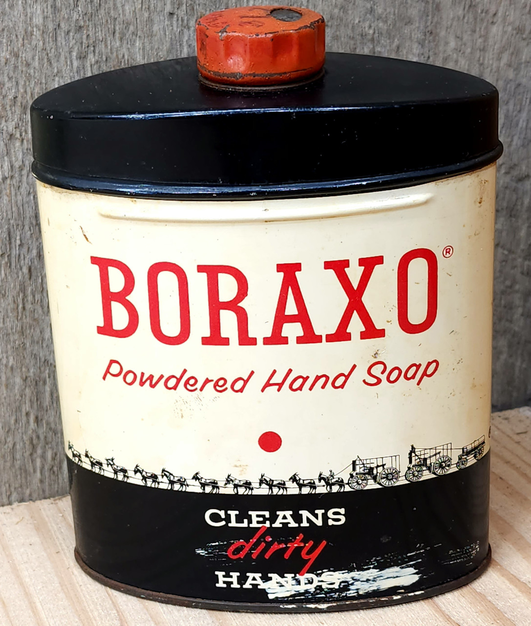 Vintage Boraxo Powdered Hand Soap Tin 