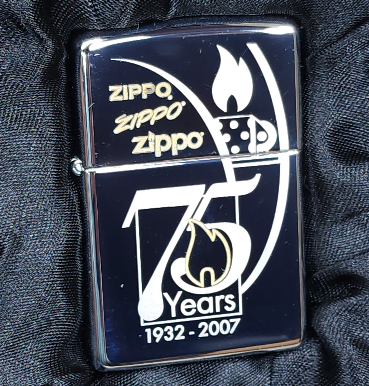 Unfired 2007 Zippo75th Anniversary Employee Only Commemorative