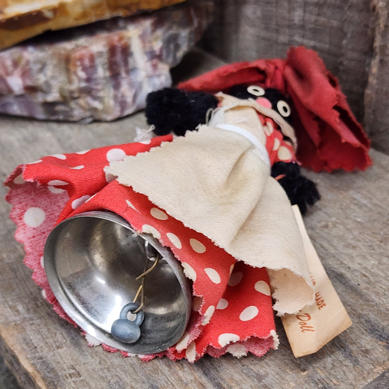 Vintage New Orleans Doll Bell Souvenir Mammy Doll Black Americana