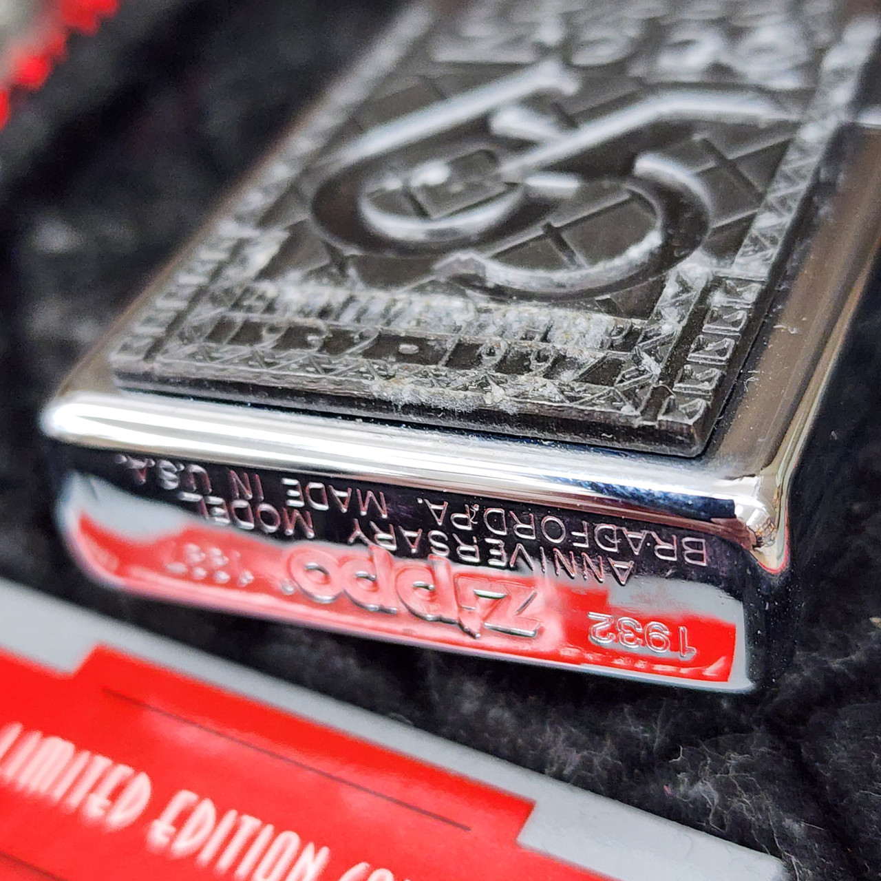 1997 Vintage 65th Anniversary Zippo Cigarette Lighter Unfired in 
