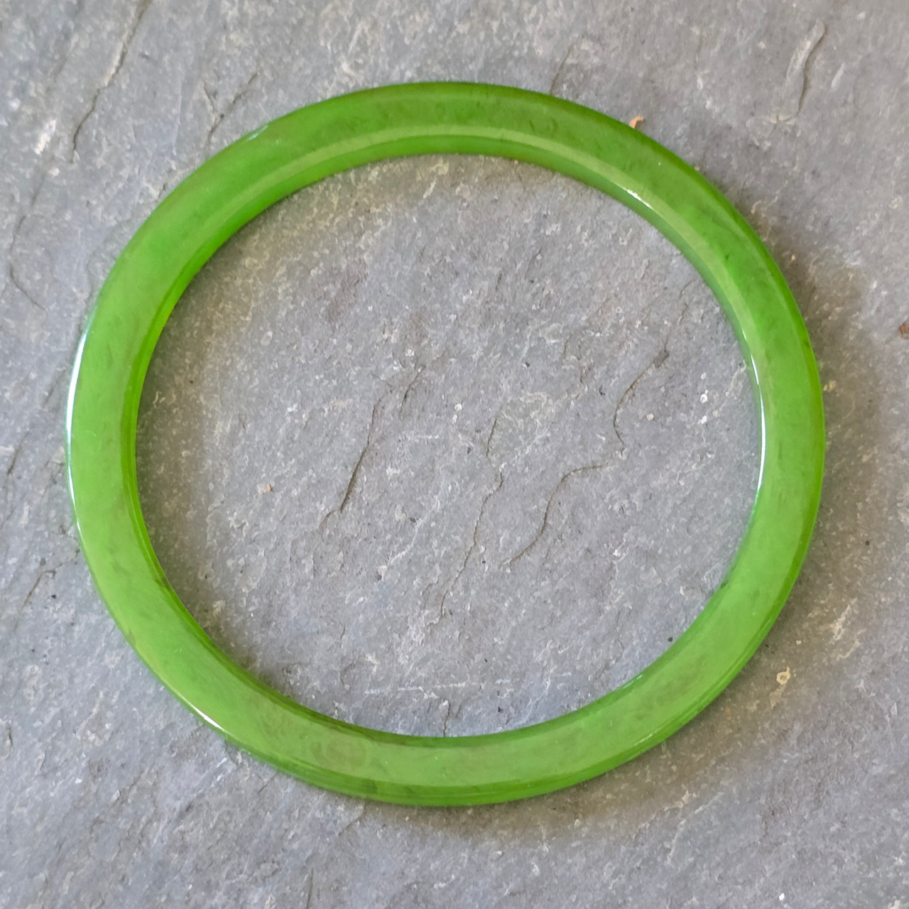 Bracelet Ancien En Bakélite - Bangle Vintage (occasion, Porté)