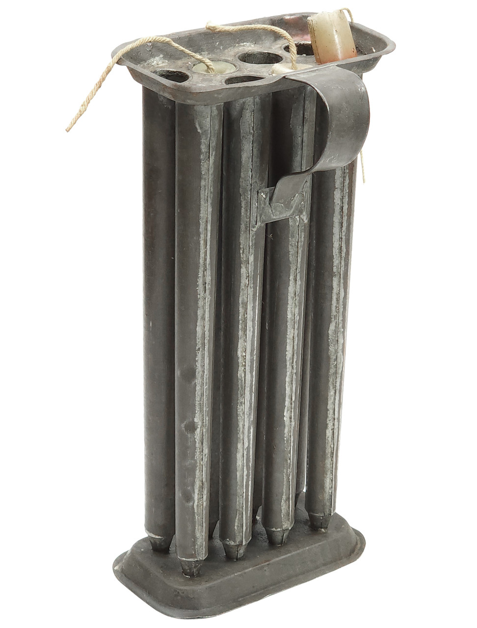 8 Tube Taper Metal Candle Mold 6 Inch or 8 Inch Tapers