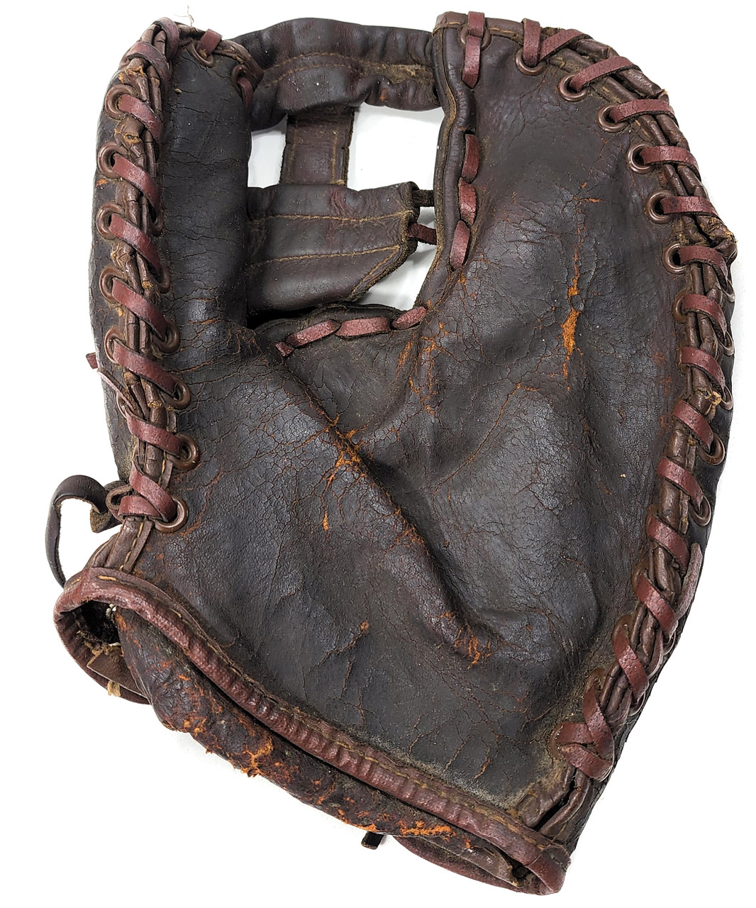 Antique Hutch Leather Lobster Claw Left Hand First Baseman's Baseball