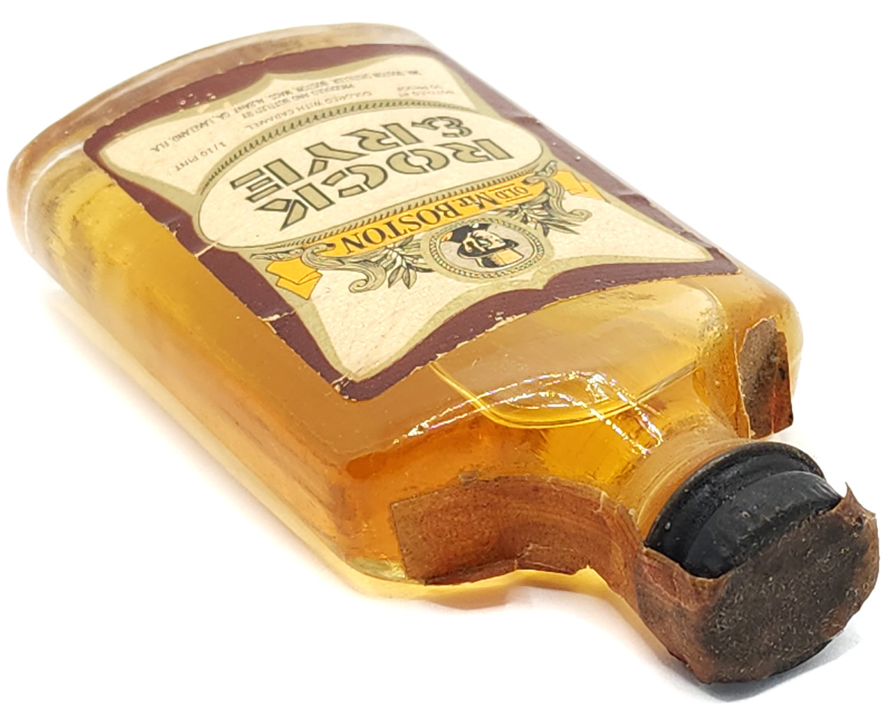 Rock Rye Boston Vintage Old Mr. Boston Rock & Rye Miniature Whiskey Bottle Liquor Full ...