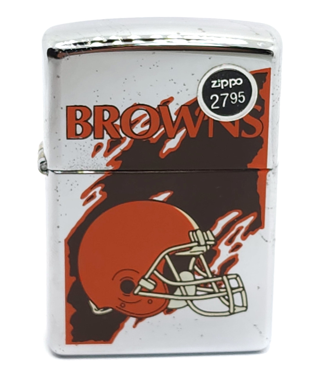 cigarettes football helmet 1997 Vintage Unfired Zippo Cigarette Lighter Cleveland Browns NFL Helmet  Tin Box