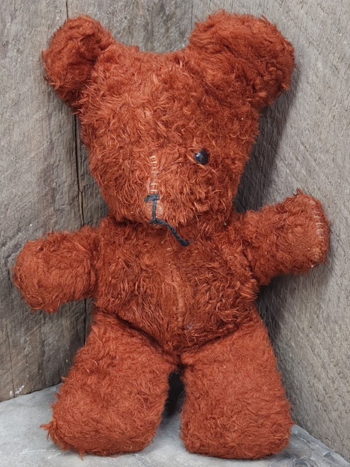 Antique Handmade Small Plush Teddy Bear Stuffed Animal Toy Primitive Naive