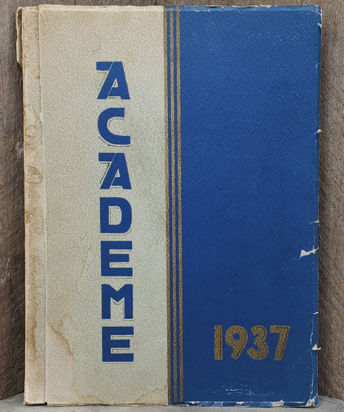 1937 Academe - Vintage Academy High School Yearbook - Erie, PA