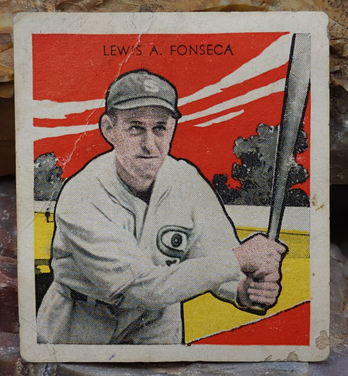 Lewis A. Fonseca 1933 Tattoo Orbit Chewing Gum Baseball Card Chicago White Sox