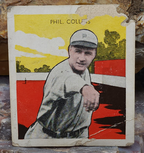 Phil Collins 1933 Tattoo Orbit Chewing Gum Baseball Card Phillies
