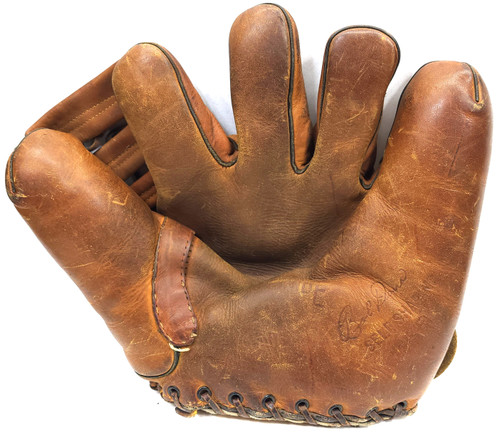 Vintage Bobby Bob Doerr Signature Endorsed Leather Baseball Glove Mitt