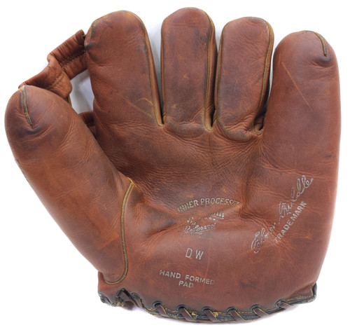 1940's Vintage GoldSmith Elmer Riddle Endorsed Signature Model Baseball Glove