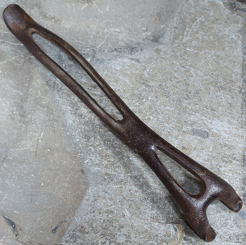 Antique Double Sided Cast Iron Stove Burner Plate Pot Lifter Tool Handle