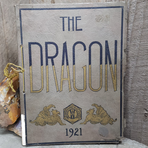 1921 Dragon - Vintage Warren High School Yearbook - Warren, PA