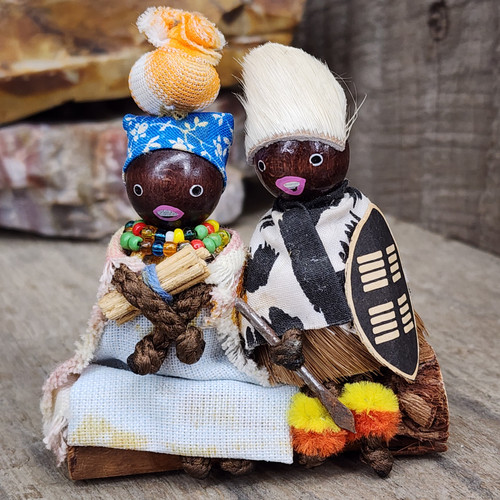 Vintage Mid-Century Made in Japan Black African Tribal Native