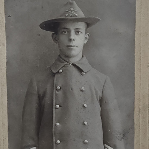 Identified Young Soldier Photo Joe Haines Spanish American War Photograph