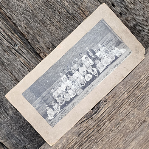 1919 Class Photo Jamestown Public Schools NY Boarded Photograph Group Antique