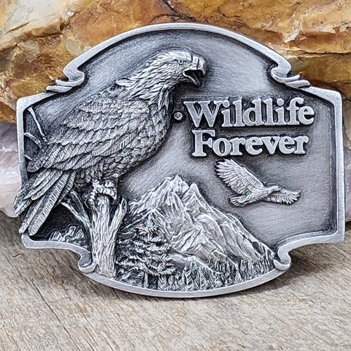 1992 Deitsch Design Wildlife Forever Eagle Belt Buckle Limited Edition COA